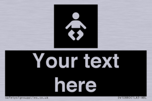 Custom information: black panel baby change